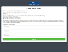 Tablet Screenshot of connect.cooperworld.net